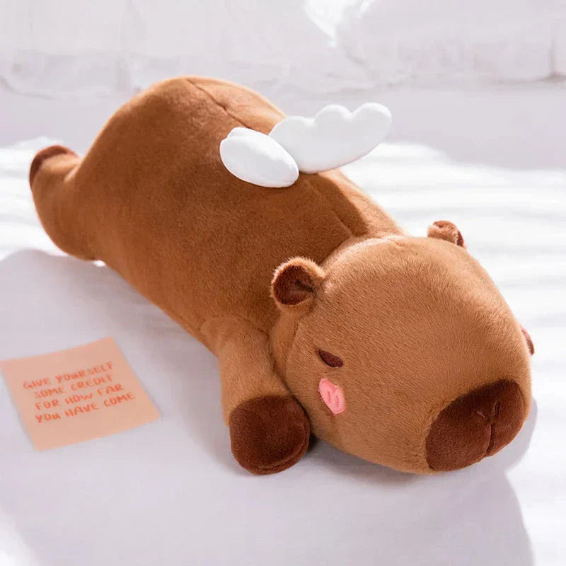 Brehn | Lange Kawaii Engel Capybara Plüschtiere