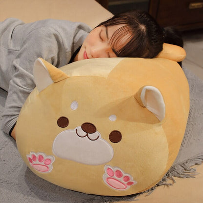 Brehn | Langer Kawaii Shiba Inu Katzenkissen Plüsch