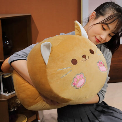 Brehn | Langer Kawaii Shiba Inu Katzenkissen Plüsch