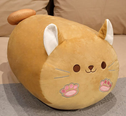 Brehn | Langer Kawaii Shiba Inu Katzenkissen Plüsch