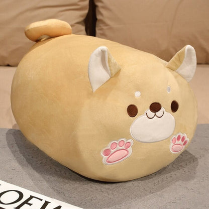 Brehn | Langer Kawaii Shiba Inu Katzenkissen Plüsch