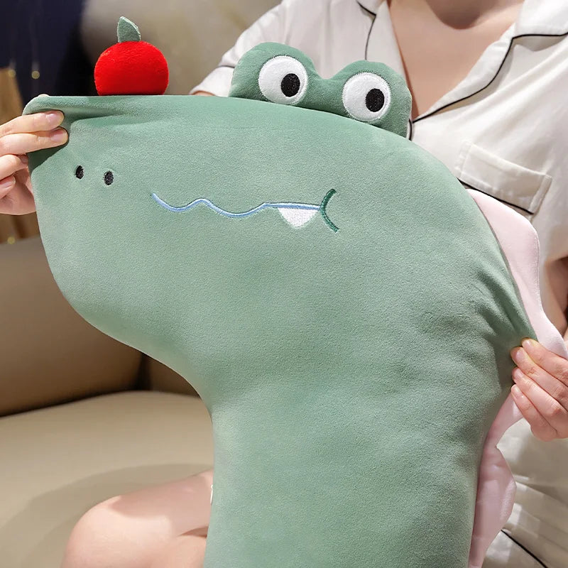 Brehn | Lange Pfannkuchen Dino Hund Krokodil Giraffe Kissen Plüsch
