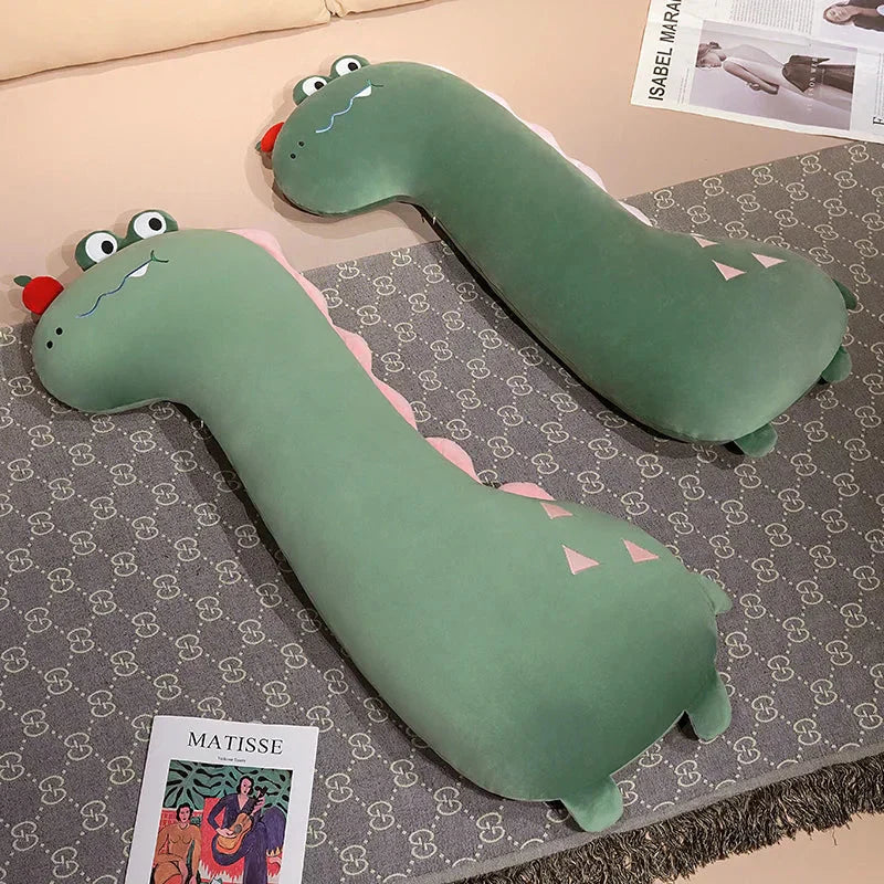 Brehn | Lange Pfannkuchen Dino Hund Krokodil Giraffe Kissen Plüsch