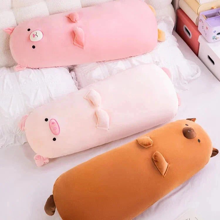 Brehn | Lange Snuggle Buddies Capybara Alpaka Schwein Plüschfigur