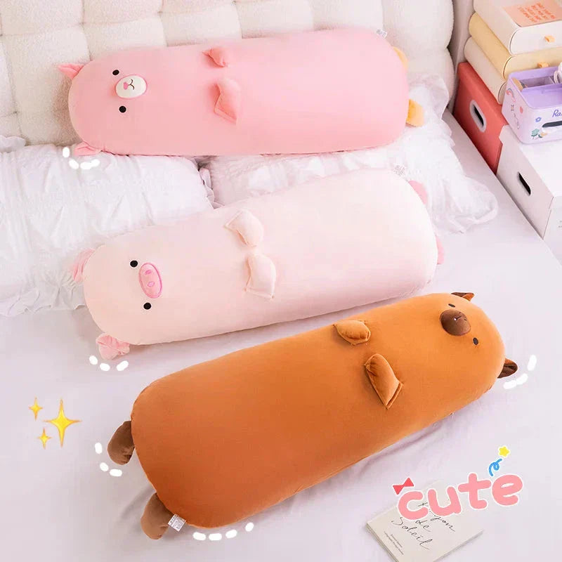Brehn | Lange Snuggle Buddies Capybara Alpaka Schwein Plüschfigur