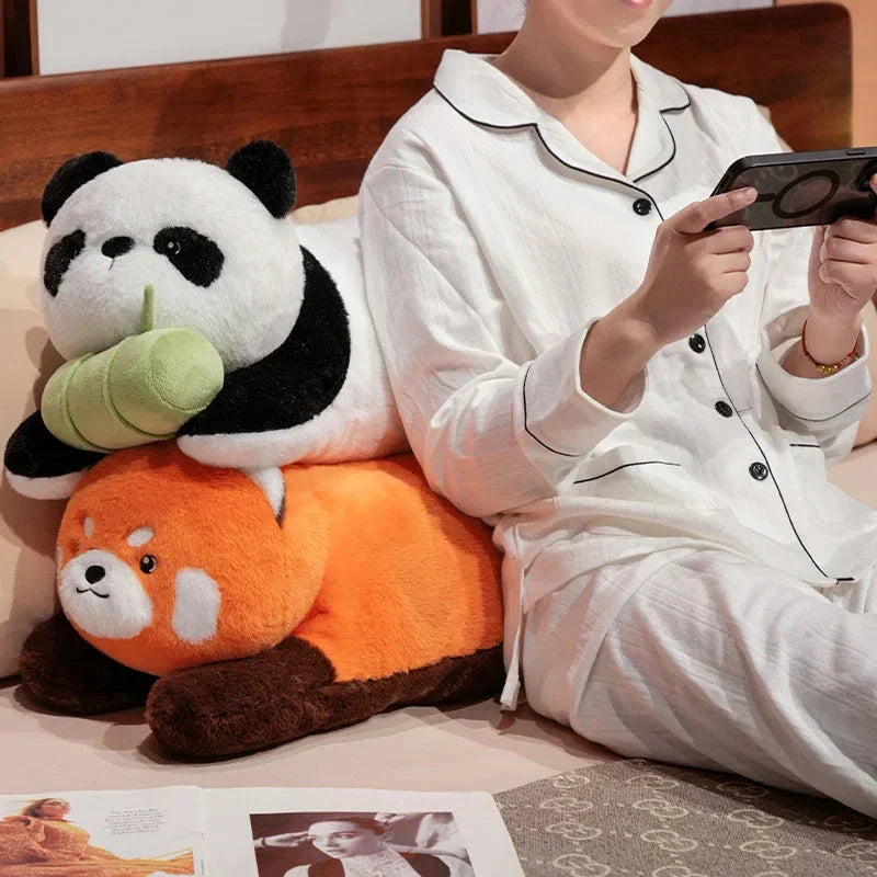 Brehn | Lange Kuschelige Flauschige Rote Panda Plüschtiere