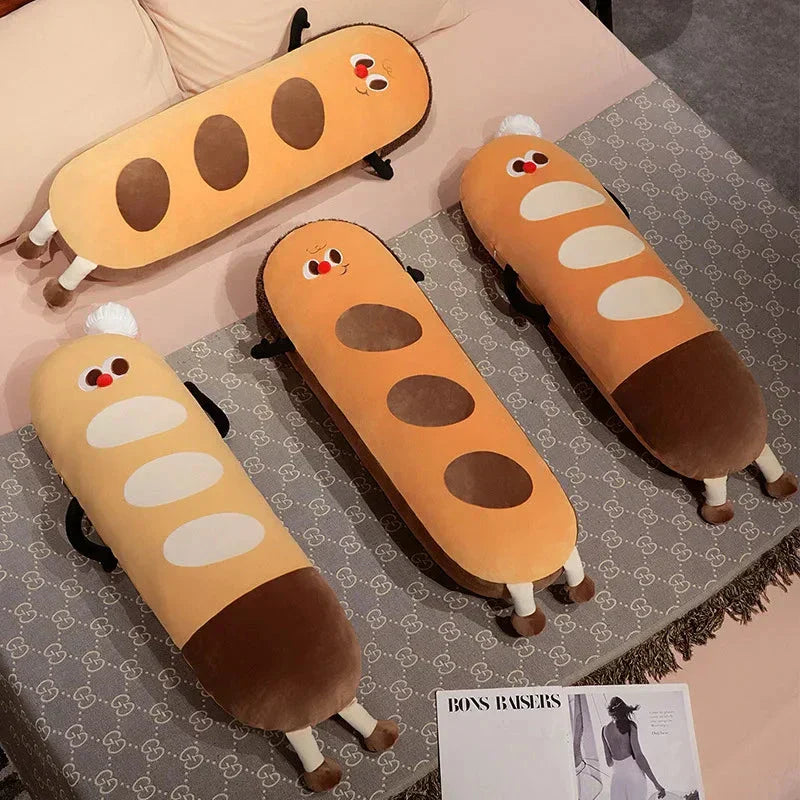 Brehn | Lange Kuschelige Lustige Baguette Brot Plüschtiere