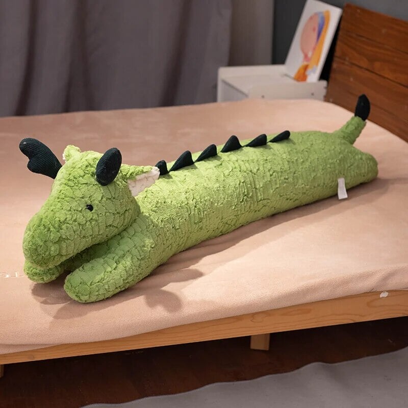 Brehn | Lange Gemütliche Grüne Weiße Drachen Plüschtiere