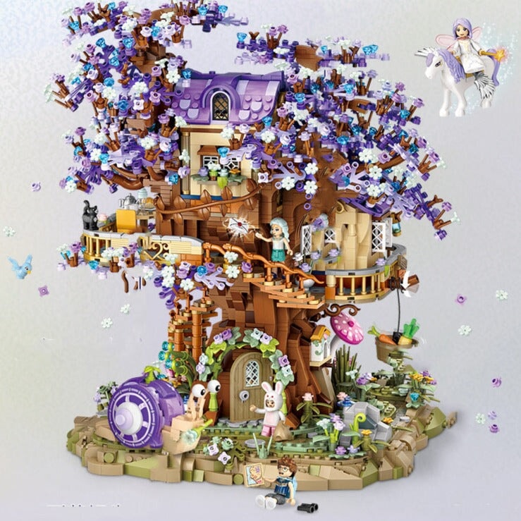 Brehn | Fantasy Magischer Baumhaus Nano Baukasten