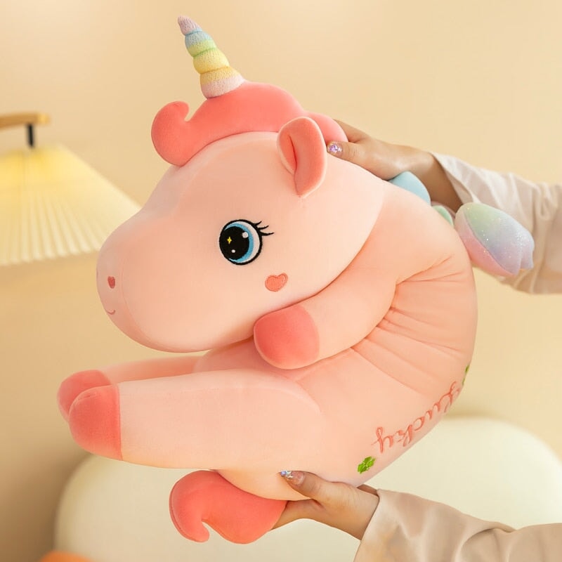 Brehn | Lucky der lange rosa Einhorn Plüschie