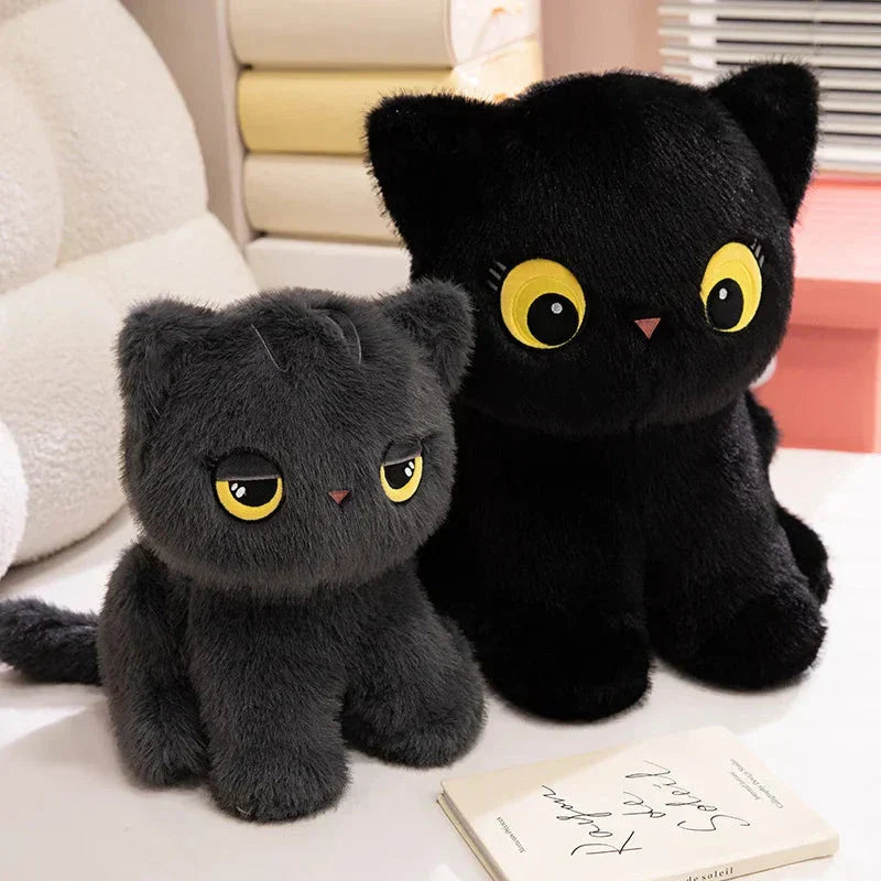 Brehn | Luna & Misty die flauschigen sitzenden Katzen-Plüschtiere