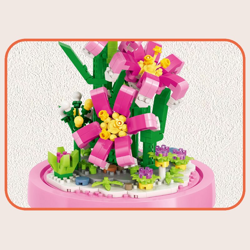 Brehn | Mikro Blumen in einem Kuppel-Bauset