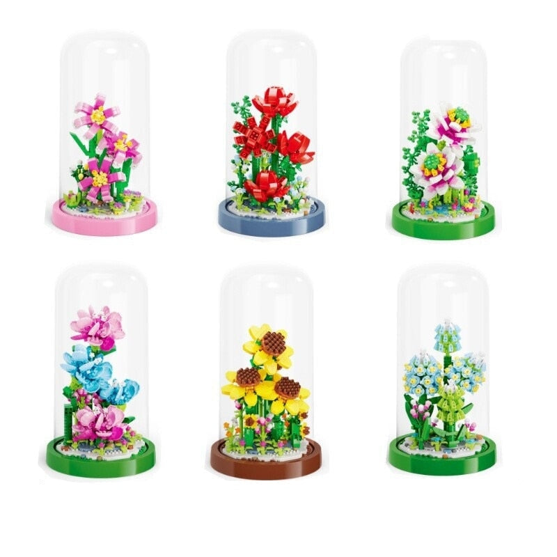 Brehn | Mikro Blumen in einem Kuppel-Bauset