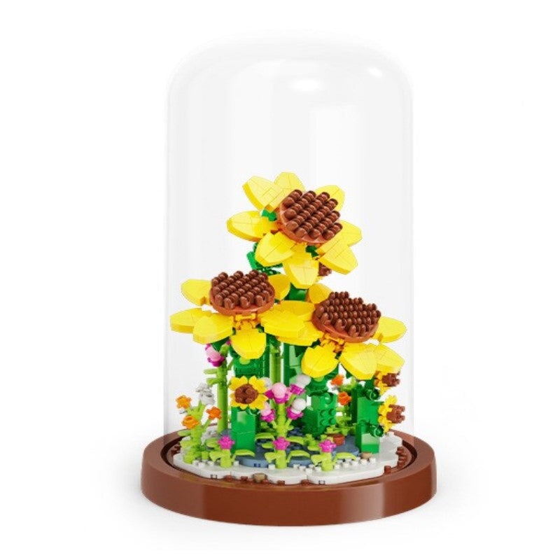 Brehn | Mikro Blumen in einem Kuppel-Bauset