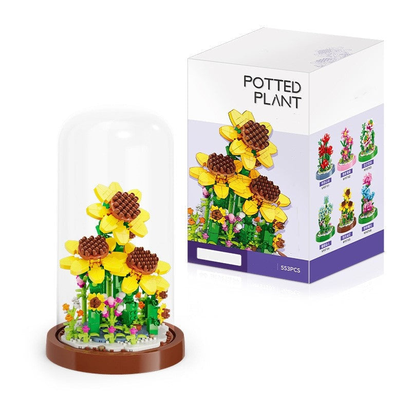 Brehn | Mikro Blumen in einem Kuppel-Bauset