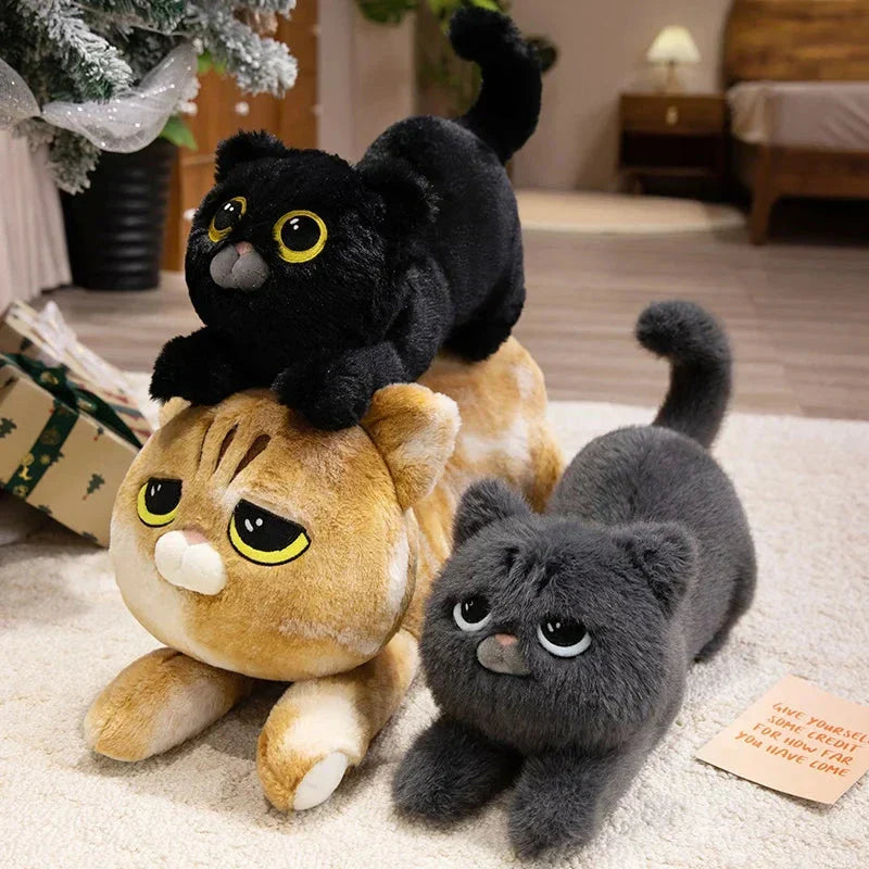 Brehn | Mochi, Marmie & Midnight – Schlafende Katze Plüschtiere