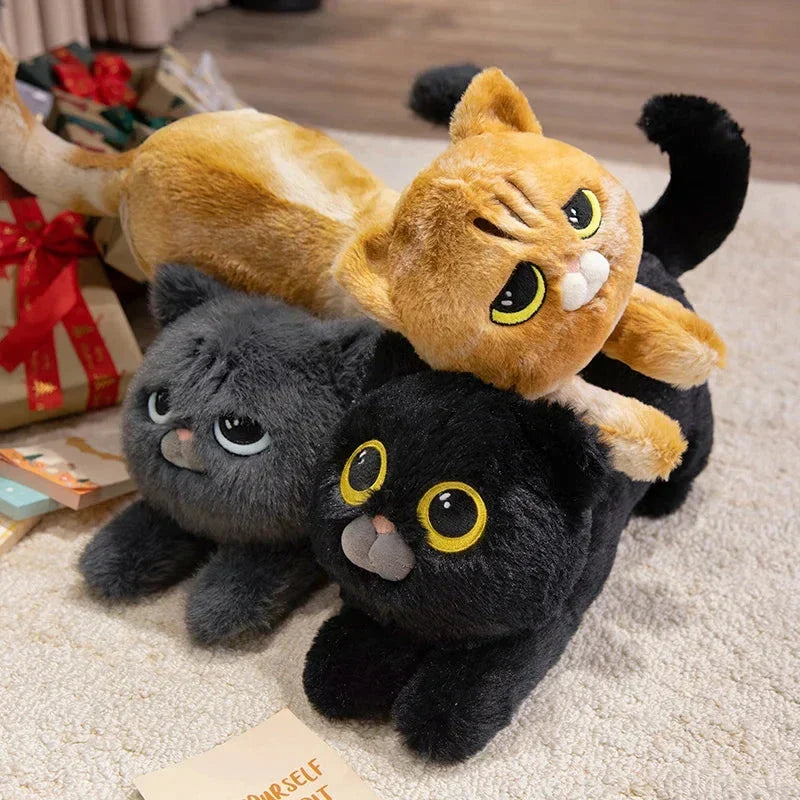 Brehn | Mochi, Marmie & Midnight – Schlafende Katze Plüschtiere