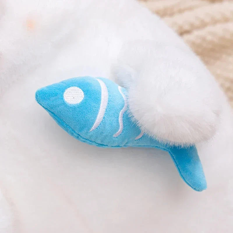 Brehn | Mochi Seal Plüschfigur mit Fisch