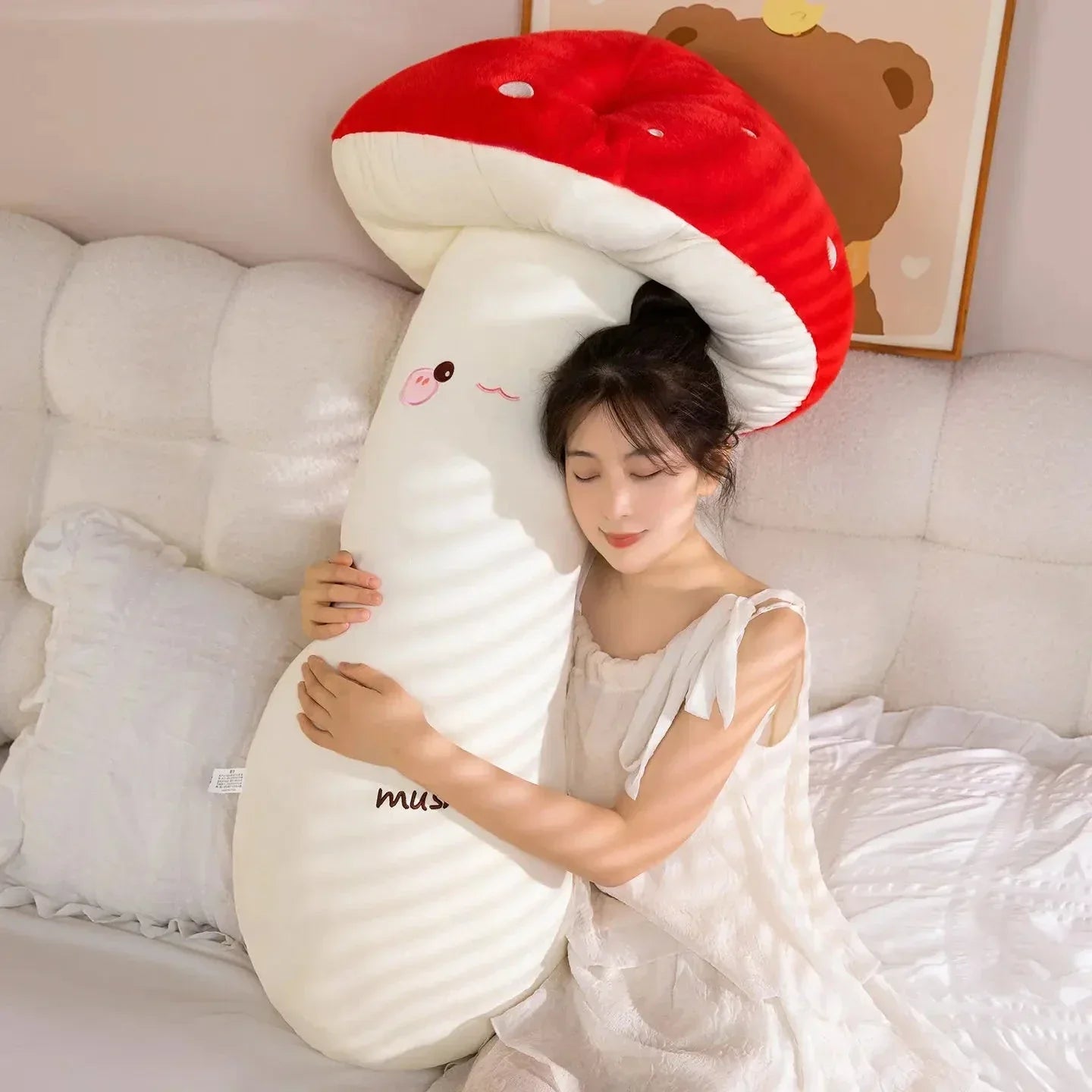 Brehn | Mushie die lange kuschelige Kawaii-Pilz-Plüschtiere