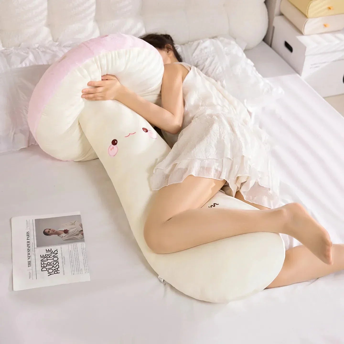 Brehn | Mushie die lange kuschelige Kawaii-Pilz-Plüschtiere
