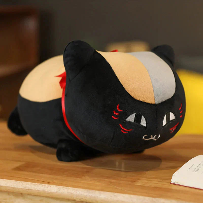 Brehn | Natsume Yuujinchou Nyanko Katze Weiß Schwarz Plüschfigur