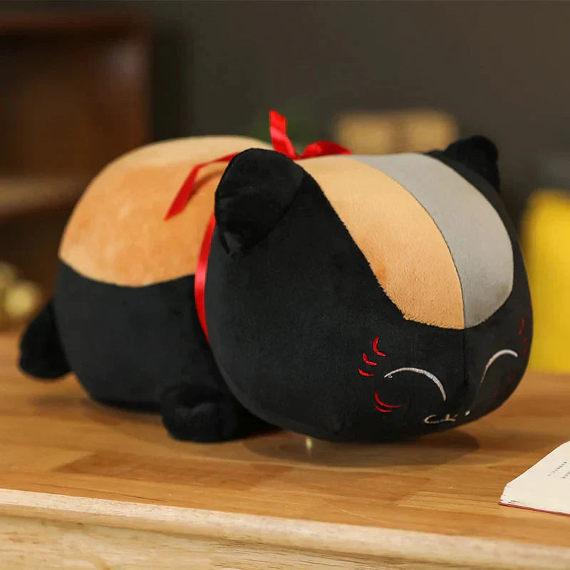 Brehn | Natsume Yuujinchou Nyanko Katze Weiß Schwarz Plüschfigur