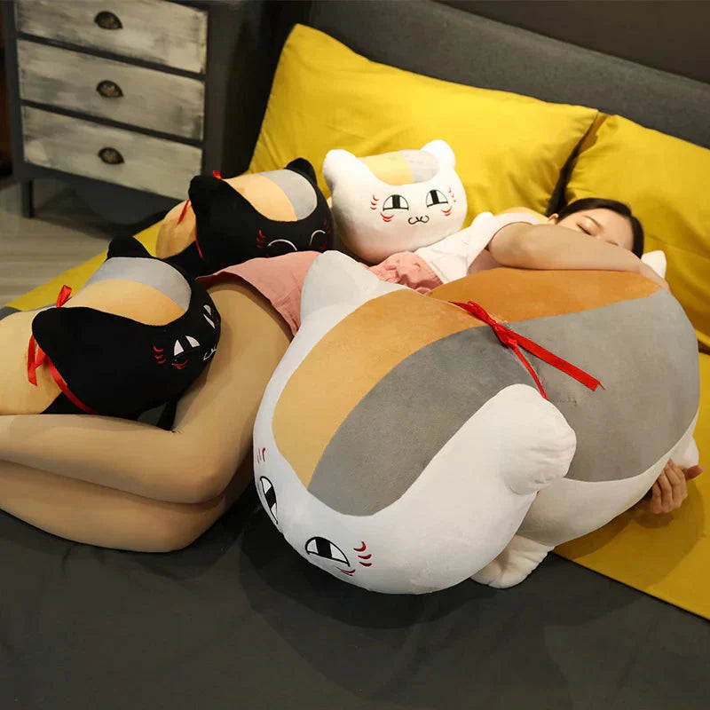 Brehn | Natsume Yuujinchou Nyanko Katze Weiß Schwarz Plüschfigur