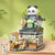 Brehn | Panda und Braunbär Tee Cafés Mikro-Bau-Set Kollektion