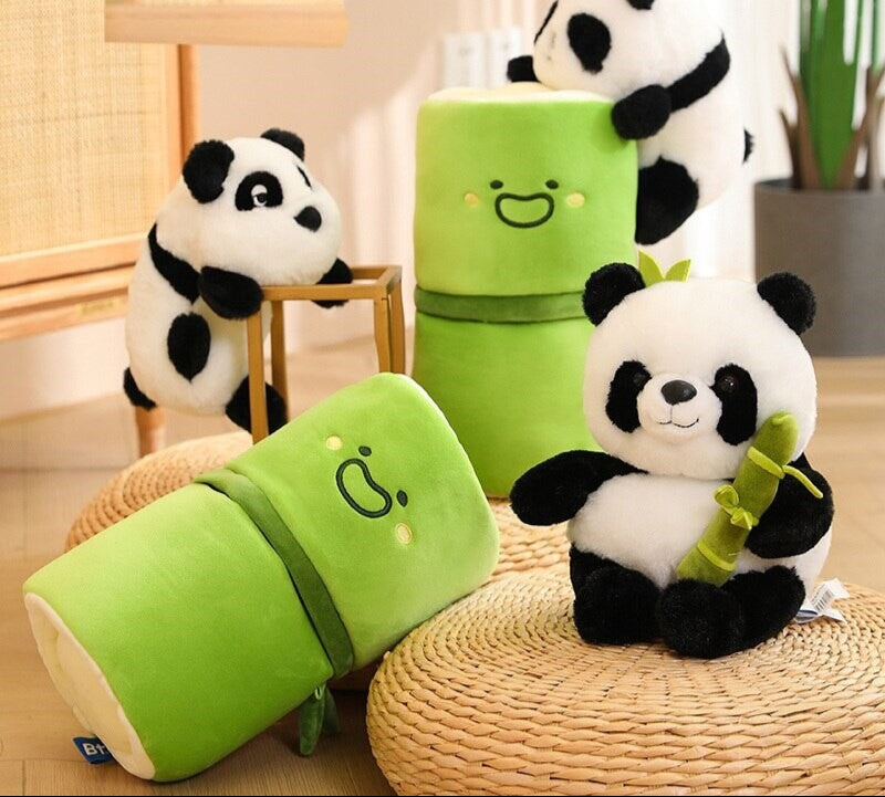 Brehn | Panda & Bambus Buddy Plüschtiere