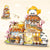 Brehn | Panda Taiyaki Flower Cafés Faltbares Mikro-Bausatz-Kollektion