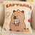 Brehn | Pink Brown Capybara Candy Bag Plüschtiere