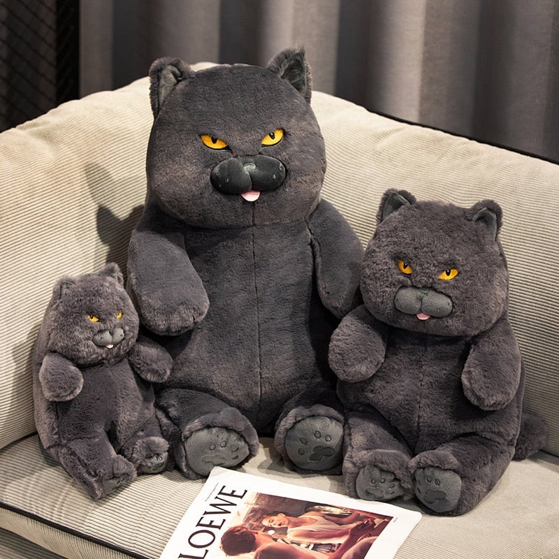 Brehn | Poe die grimmige Katze Plüschfigur