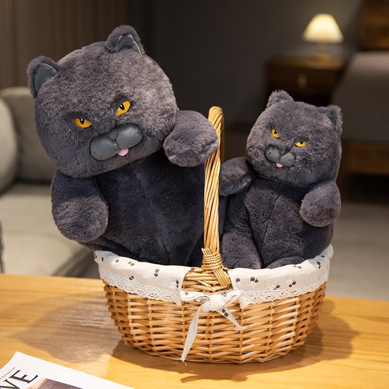 Brehn | Poe die grimmige Katze Plüschfigur