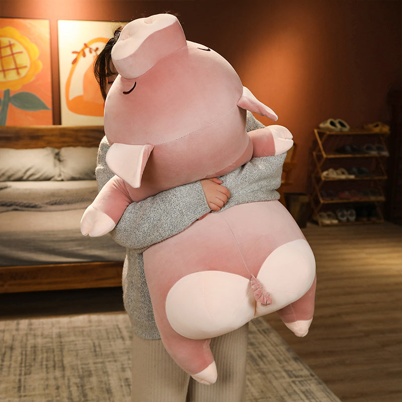 Brehn | Poppy das rosa Jumbo-Schwein Plüschtier