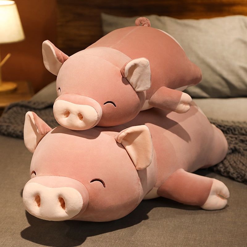 Brehn | Poppy das rosa Jumbo-Schwein Plüschtier