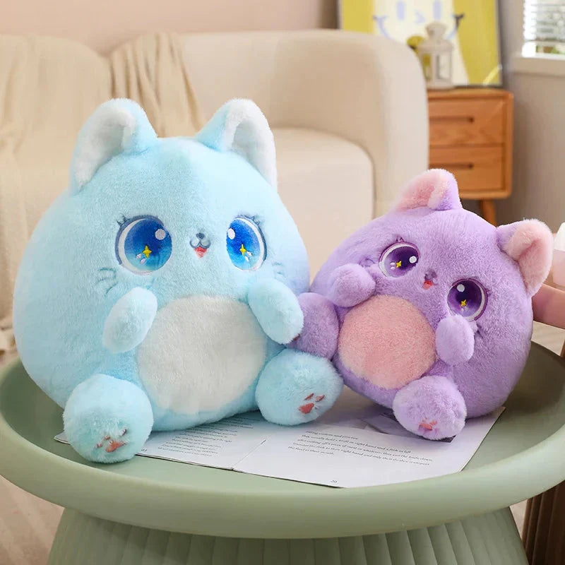 Brehn | Rainbow Fluffy Cat Squad Ball Plüschspielzeug