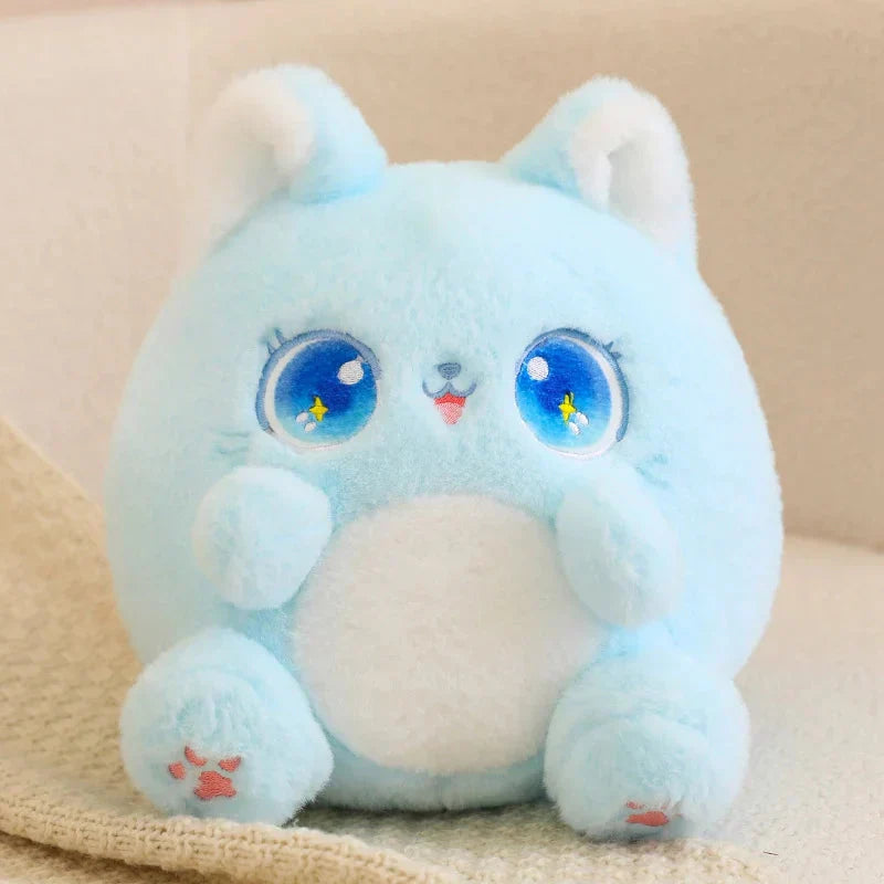 Brehn | Rainbow Fluffy Cat Squad Ball Plüschspielzeug