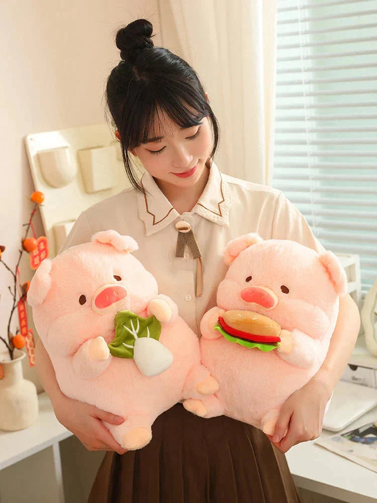 Brehn | Runde Flauschige Chonky Schweinchen Plüsch
