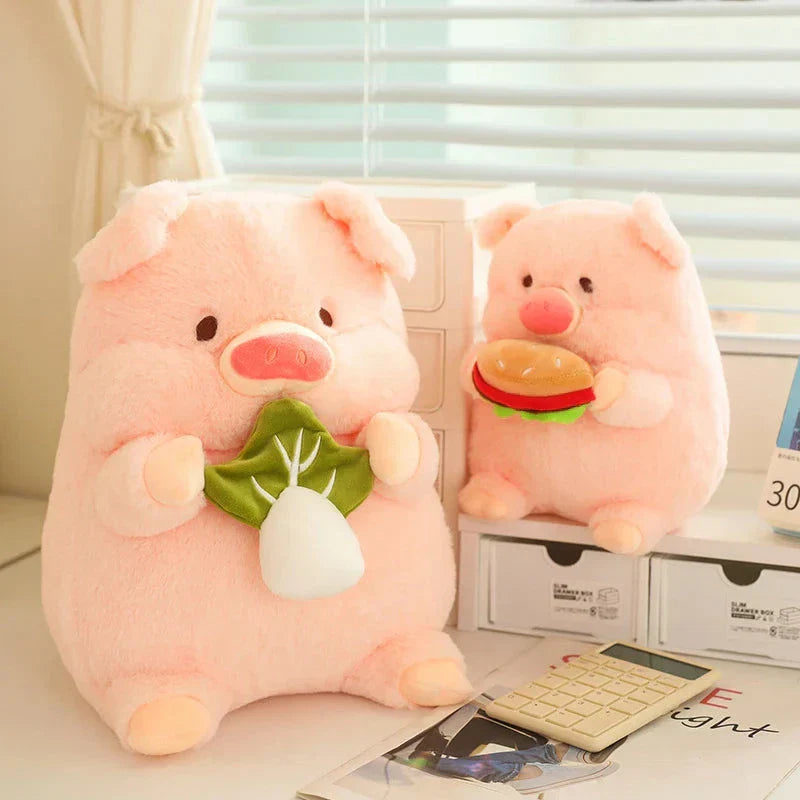 Brehn | Runde Flauschige Chonky Schweinchen Plüsch