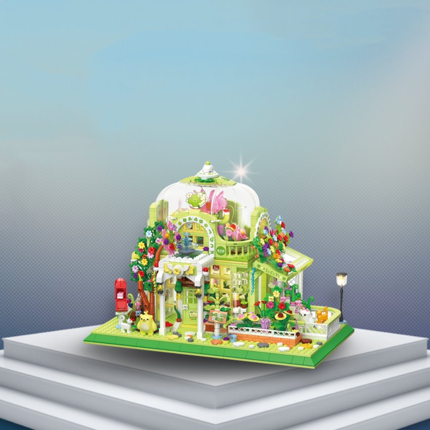 Brehn | Royal Botanic Garden LED Moonie Eisbär Baukasten