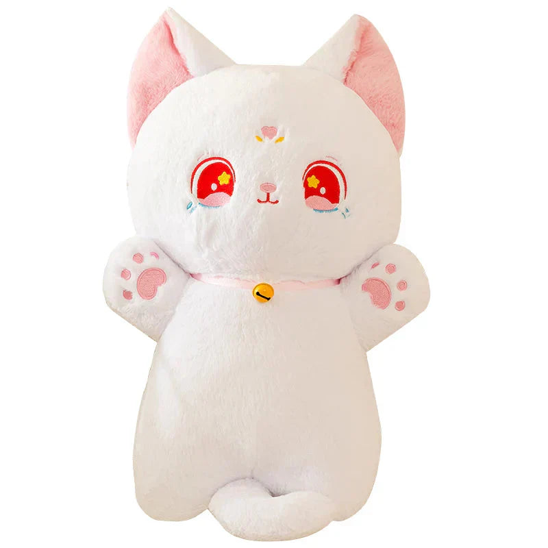 Brehn | Sailor Moon Flauschige Schwarze Weiße Katzen Plüschtiere