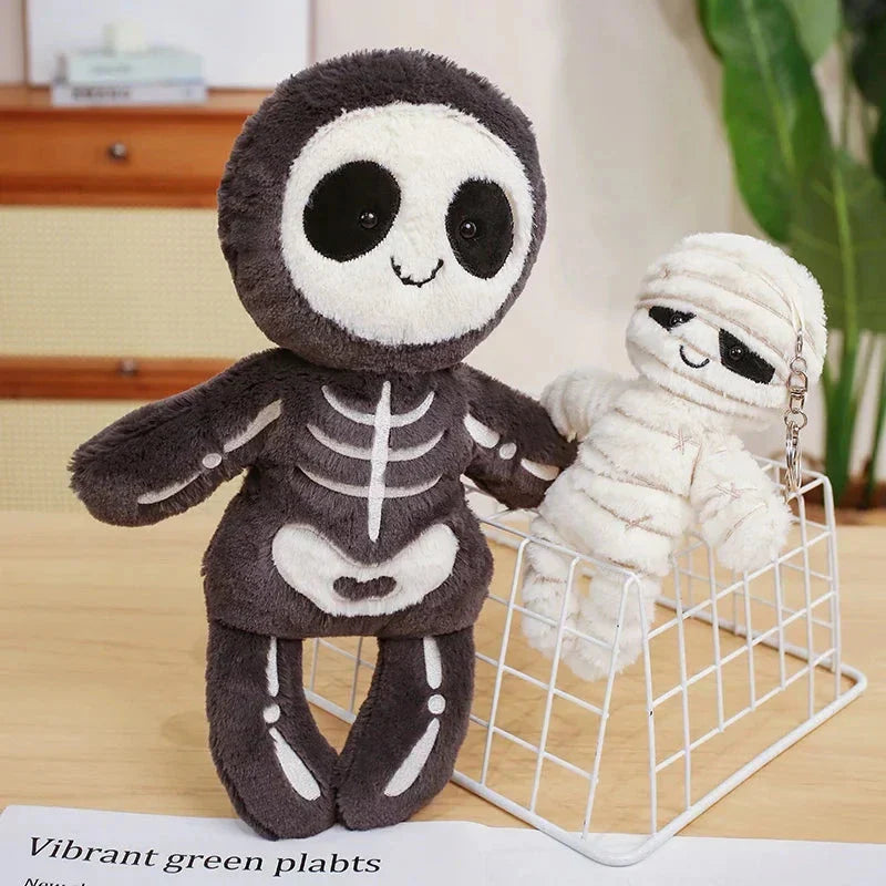 Brehn | Gruselige Skelett- und Mumien-Halloween-Plüschtiere