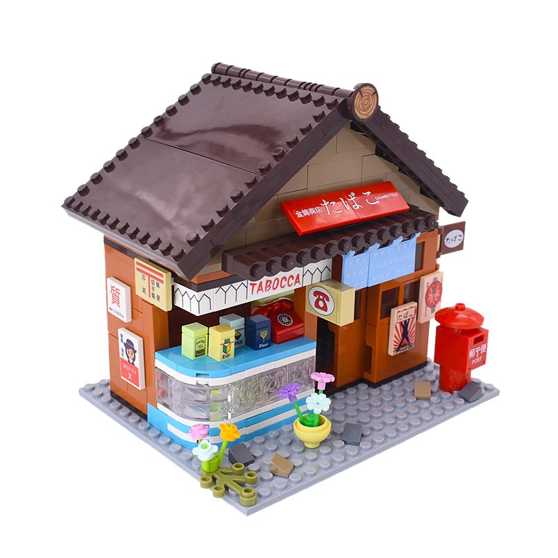 Brehn | Shirakawa-go Dori Street Japanische Geschäfte Bausätze - Begrenzter Lagerbestand