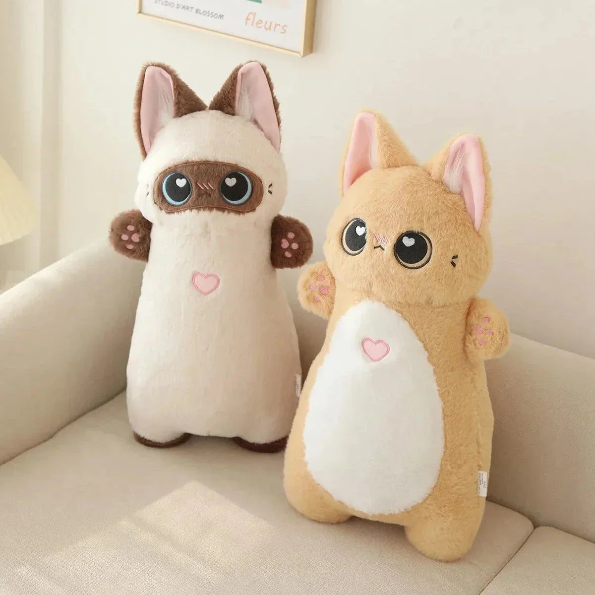 Brehn | Shortie Zweifarbiger Katzenplüsch Kollektion