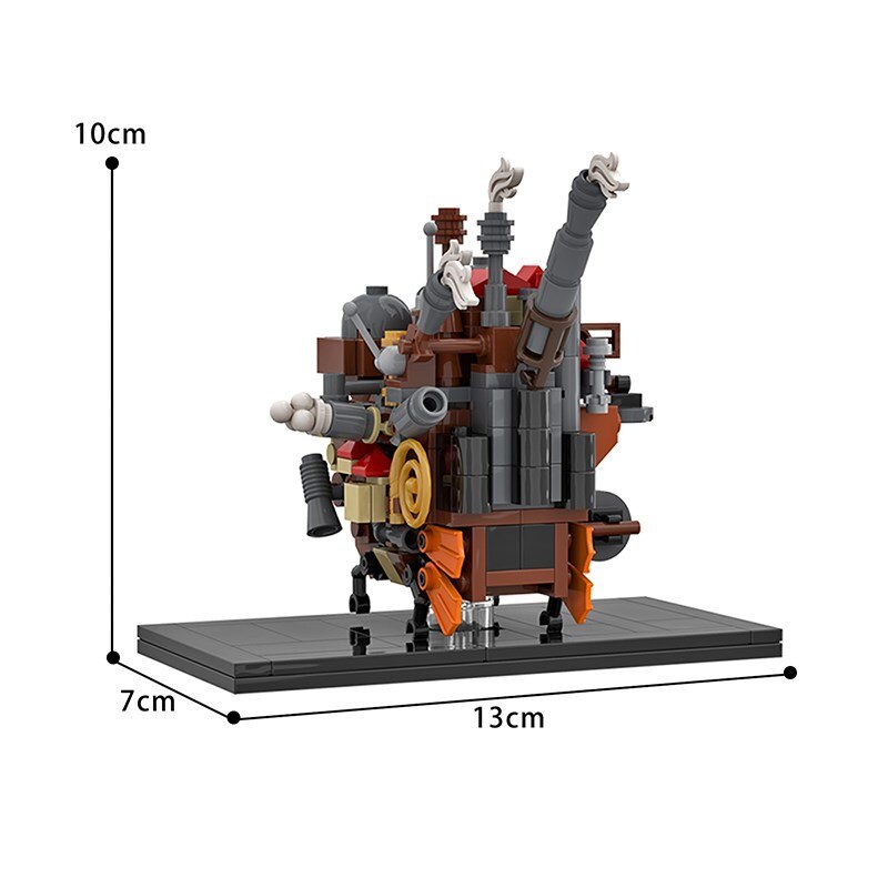 Brehn | Einfaches Howl's Moving Castle Bau Set