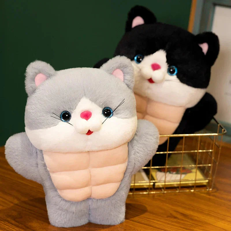 Brehn | Starker Muskelkatze Plüschtier