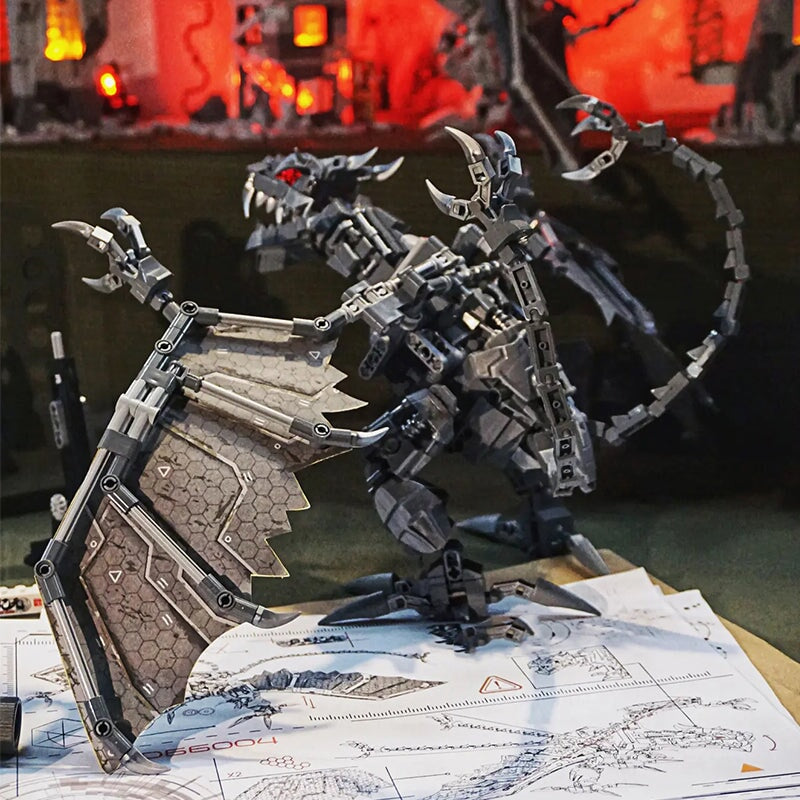 Brehn | Super Mech kolossales Pterosaurier Dinosaurier Bau-Set
