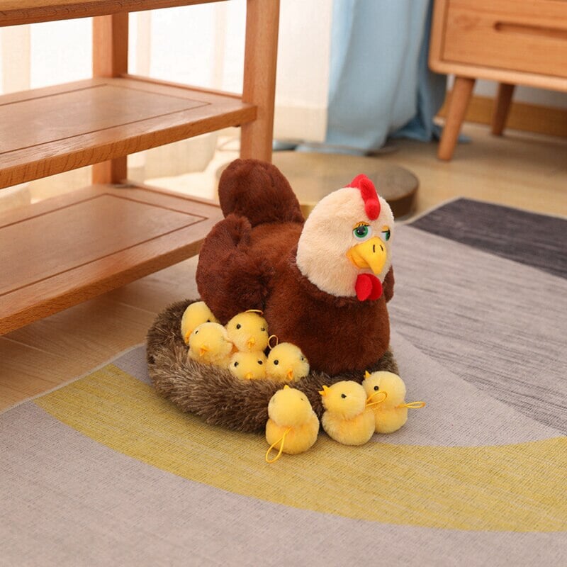 Brehn | Schwan und Hühnerfamilie Plüschtiere