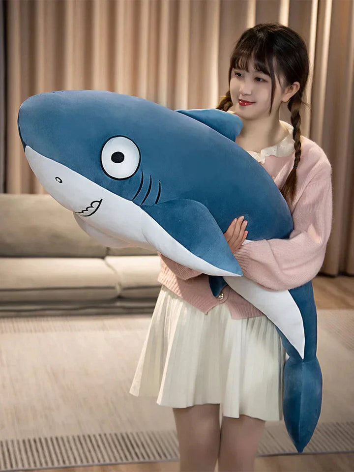 Brehn | Die Freundliche Freche Grau Blau Hai Plüschtiere
