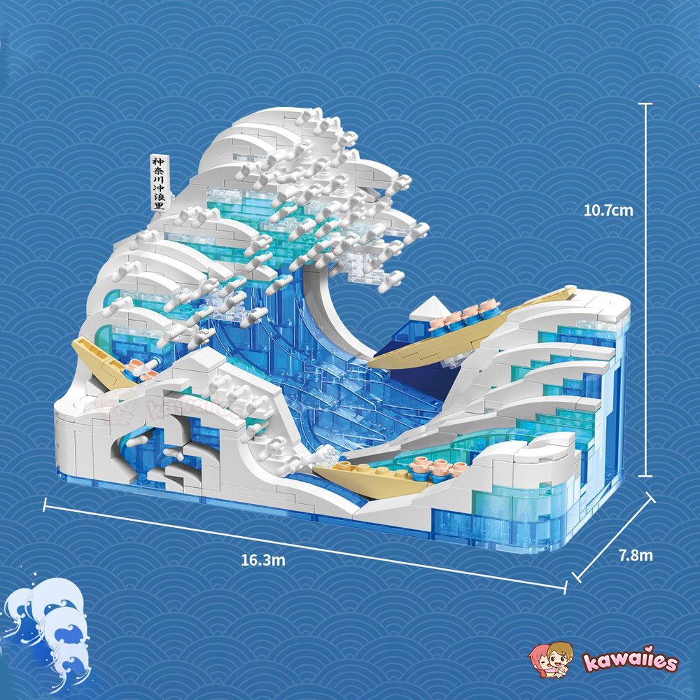 Brehn | Die große Welle vor Kanagawa Mikrobaukasten